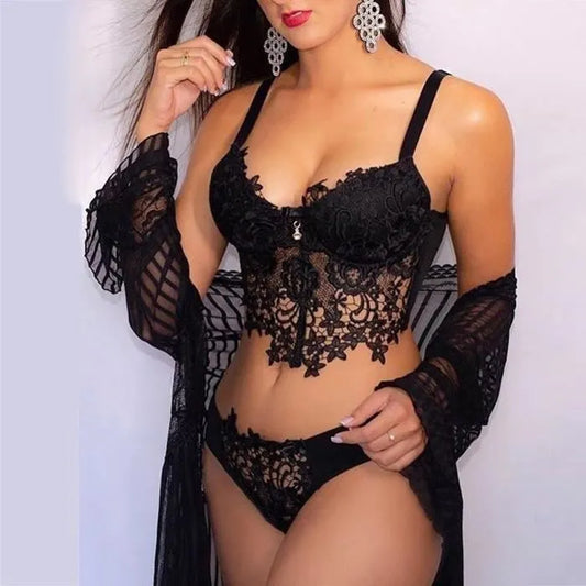 Lingerie Sexy 2 pièces (Taille Unique)